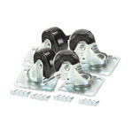 Caster Kit, 4-5/8", Set Of 4